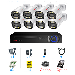 קיט מצלמות אבטחה 8MP מושלם