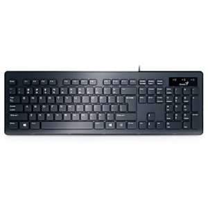 מקלדת ג ניוס עברית אנגלית SlimStar 130