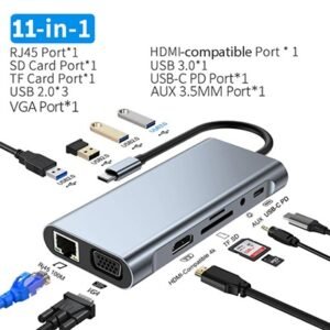 תחנת עגינה למחשבים ניידים PC או Macbook Pro/Air