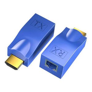 מתאם למאריך HDMI 4K עד 30 מטר בכבל רשת RJ45