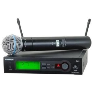 מיקרופון אלחוטי ידני Shure SLX24/SM58