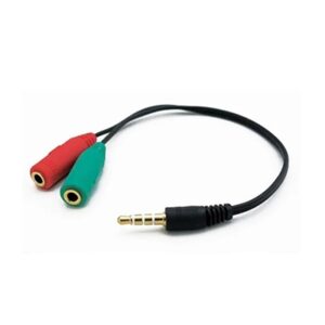 מתאם אוזניות PC גיימינג לקונסולות משחקים וטלפונים